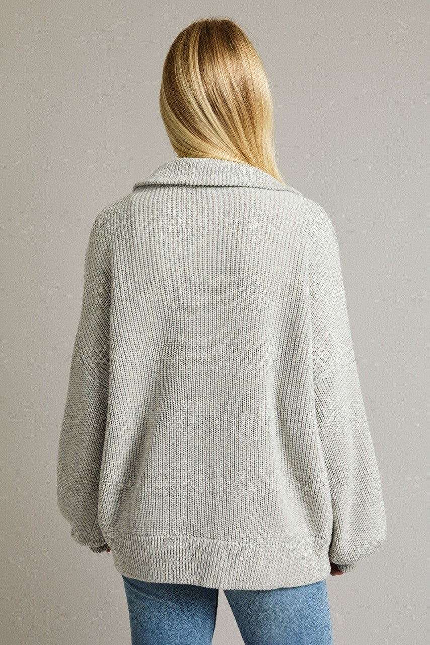 Cloud Haven Zip Cardigan