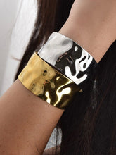 Load image into Gallery viewer, Hammer Time Cuff Bracelet Gold
