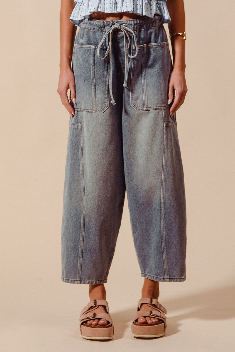 Here Comes The Sun Baggy Denim