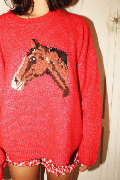 Western Charm Knit Sweater