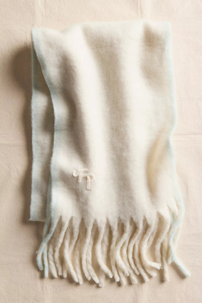 Winter Chill Blanket Scarf Ivory