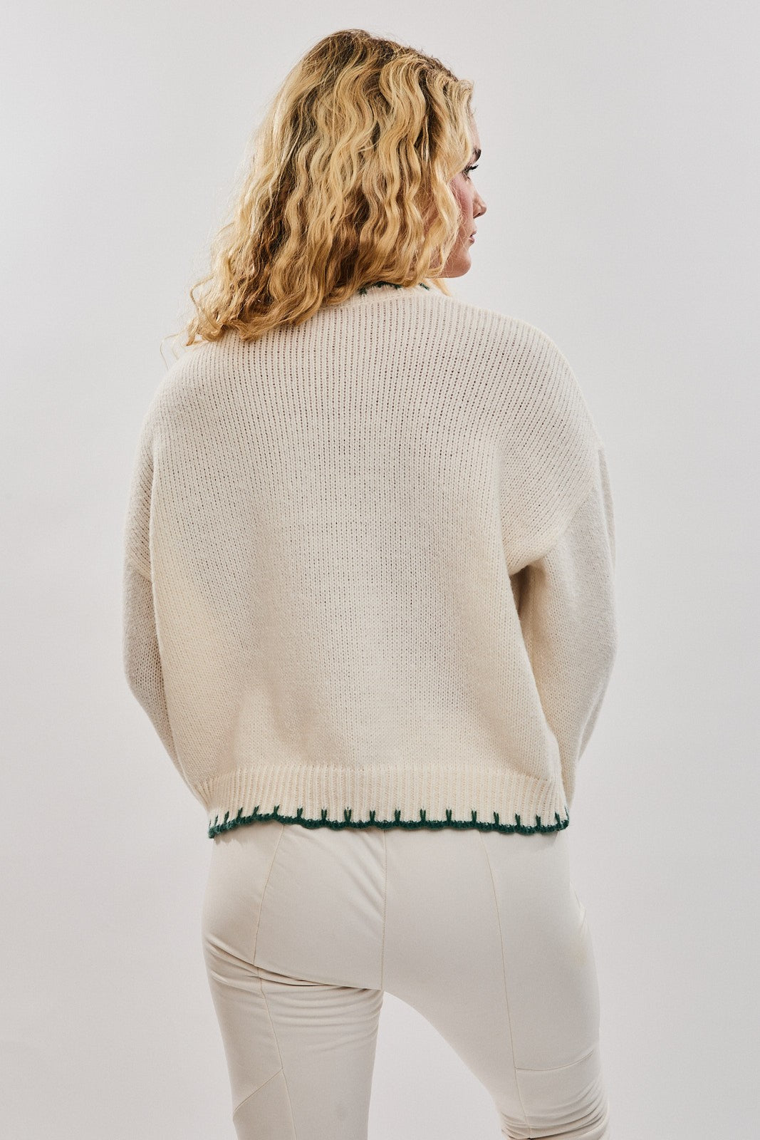 Frosted Pines Holiday Sweater