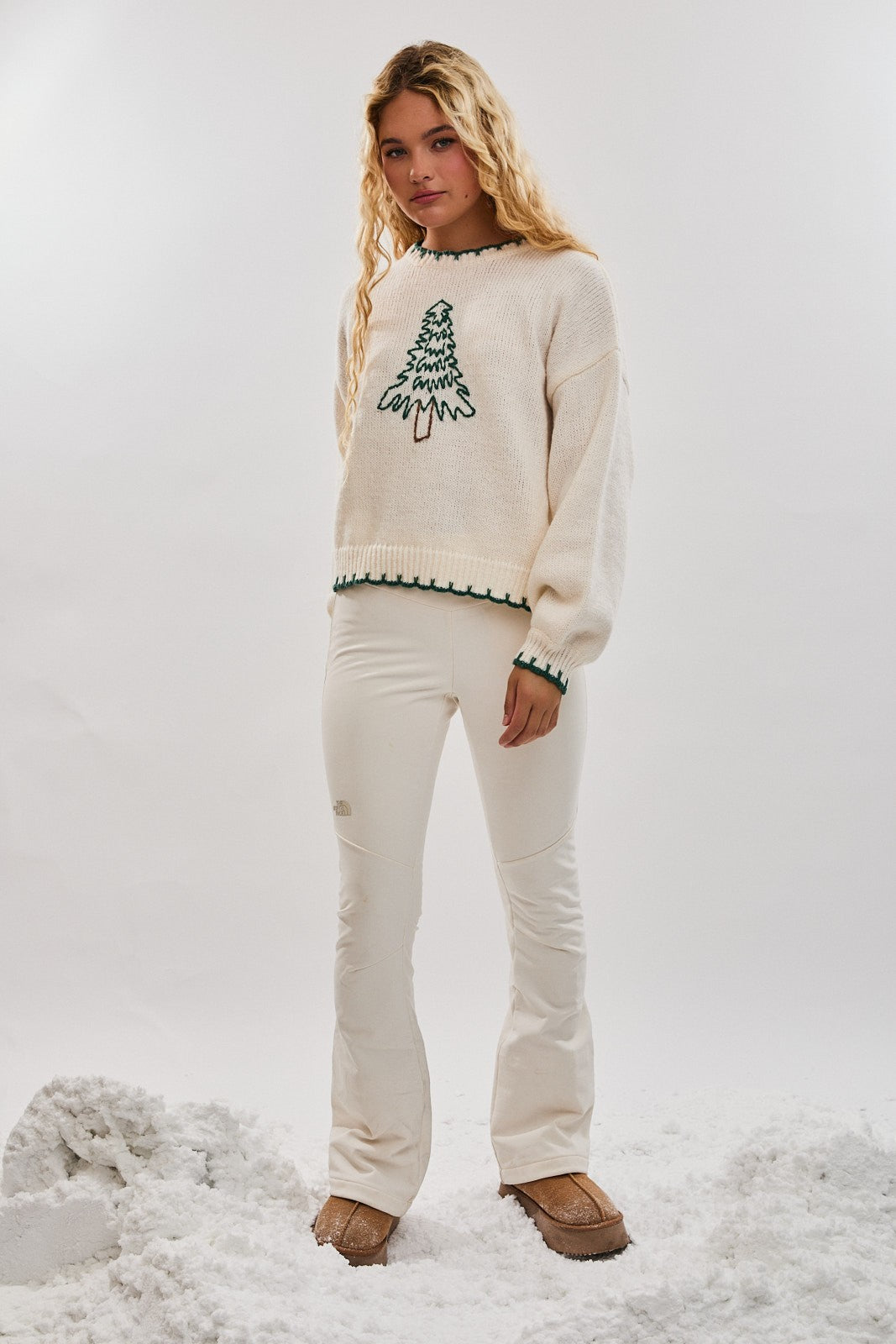 Frosted Pines Holiday Sweater
