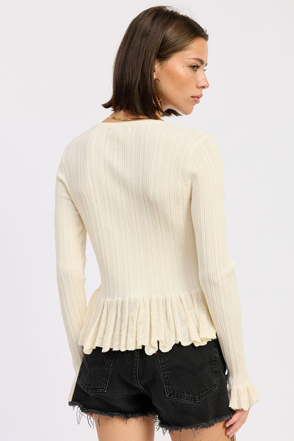 Delicate Drift Tie Top