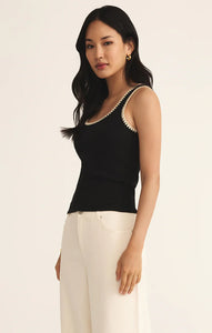 Jaidynn Whipstitch Rib Tank