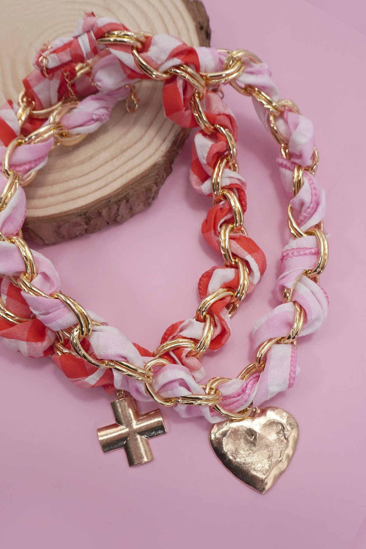 Lover's Tide Double Charm Necklace