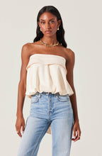 Load image into Gallery viewer, Khloe Strapless Bow Back Top
