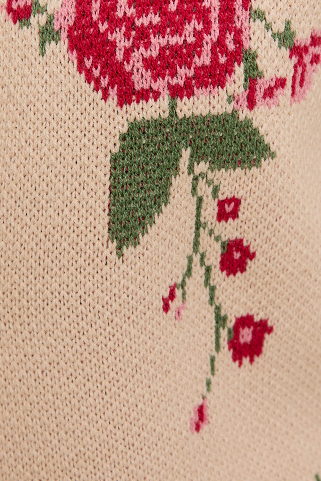 Rose Bloom Knit Vest