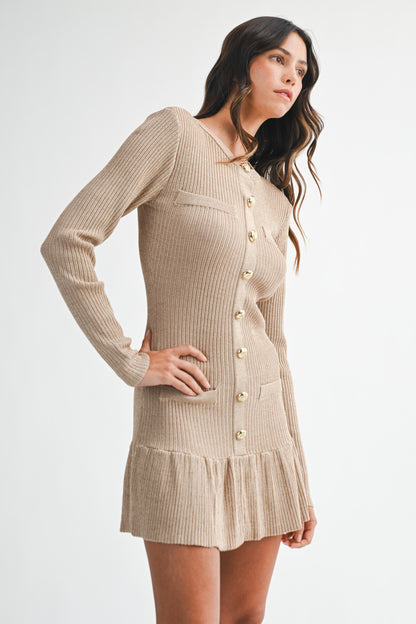 Champagne Hour Knit Dress