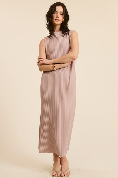 Laurel Pleated Midi Dress