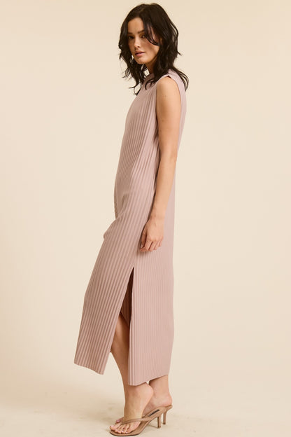 Laurel Pleated Midi Dress