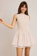 Load image into Gallery viewer, Let&#39;s Vibe Smocked Romper