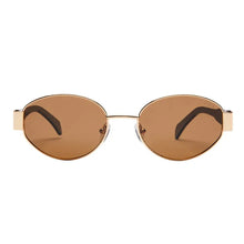 Load image into Gallery viewer, Lennox Sunnies Gold/Brown