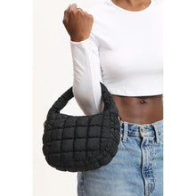 Load image into Gallery viewer, Leo Puffy Quilted Crossbody Black