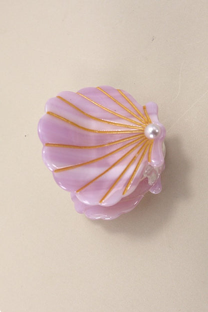 Sullivan's Seashell Claw Clip Lilac