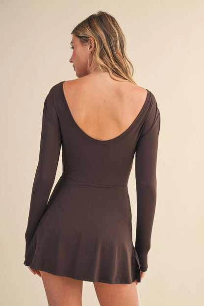 Modern Rhythm Wrap Dress