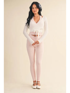 Graceful Wrap Longsleeve Top