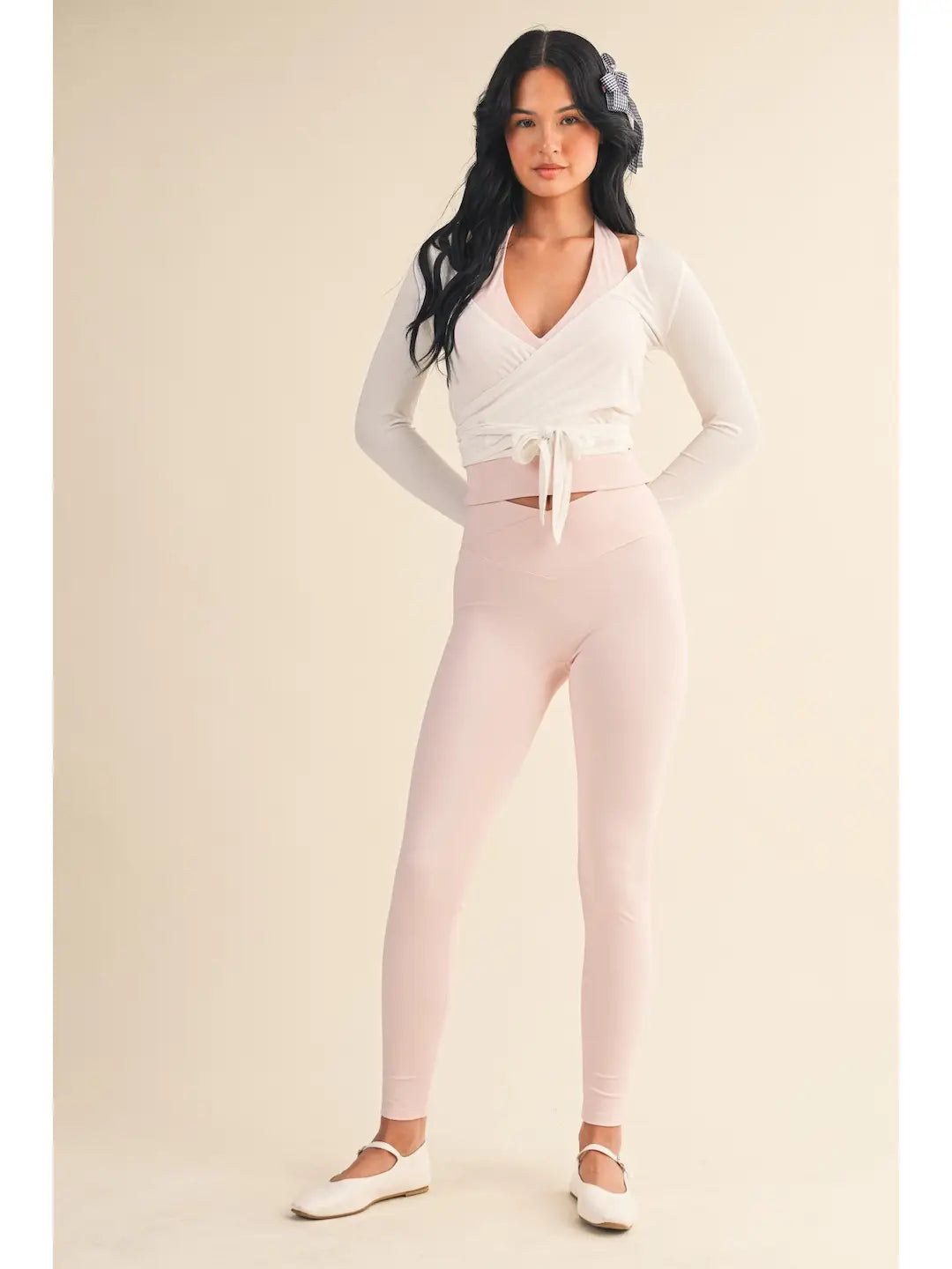 Graceful Wrap Longsleeve Top