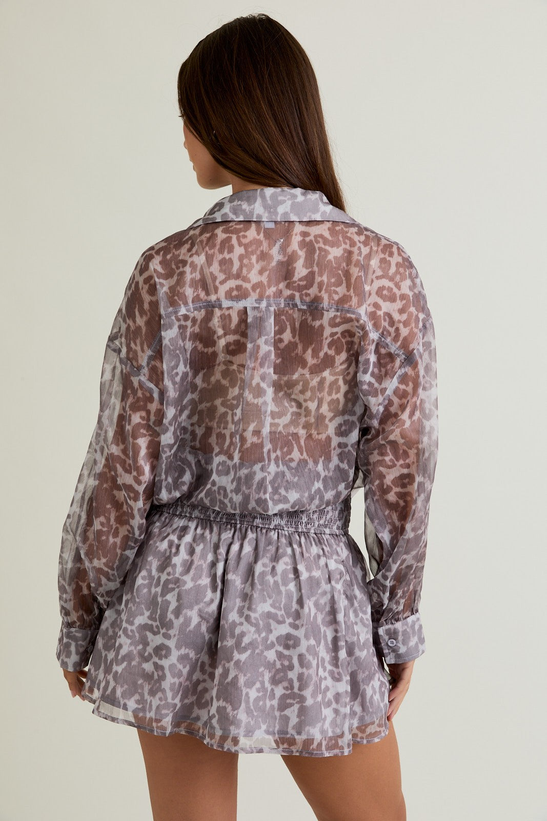 Midnight Safari Printed Dress