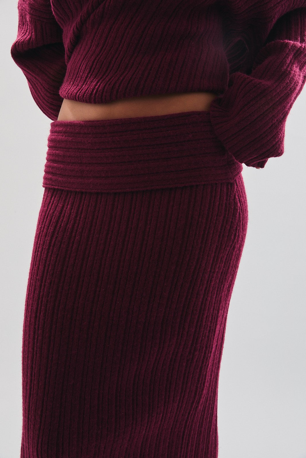 Merlot Muse Sweater Skirt