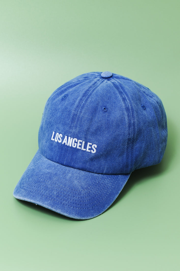 Los Angeles Cap Washed Blue