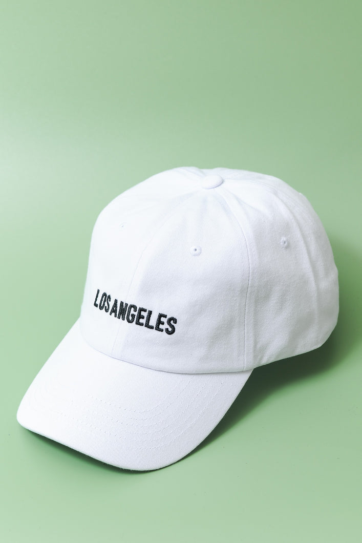 Los Angeles Hat White