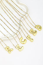 Load image into Gallery viewer, Lucy Bubble Initial Necklace