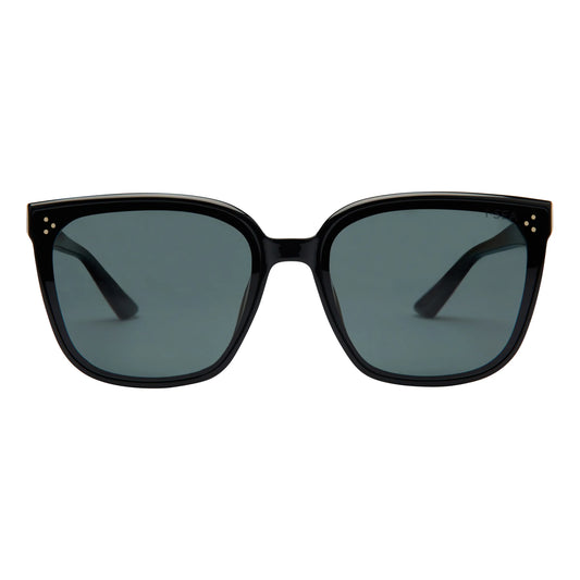 Black smoke sunglasses.