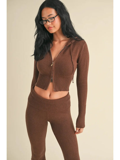 Brownstone Zip Up Sweater