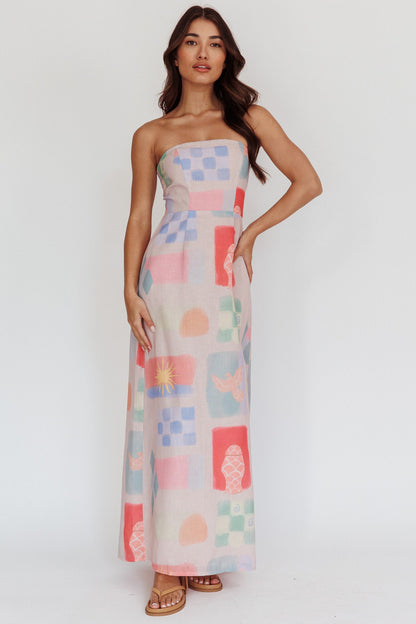 Madi Abstract Maxi Dress
