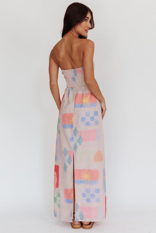 Madi Abstract Maxi Dress