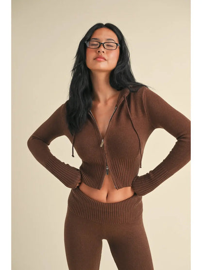 Brownstone Zip Up Sweater