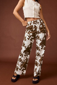 Dust Storm Cow Print Pants