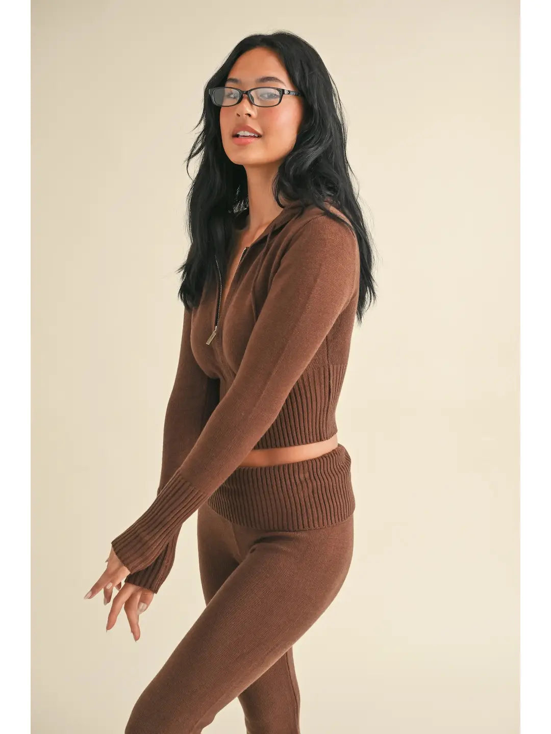 Brownstone Zip Up Sweater