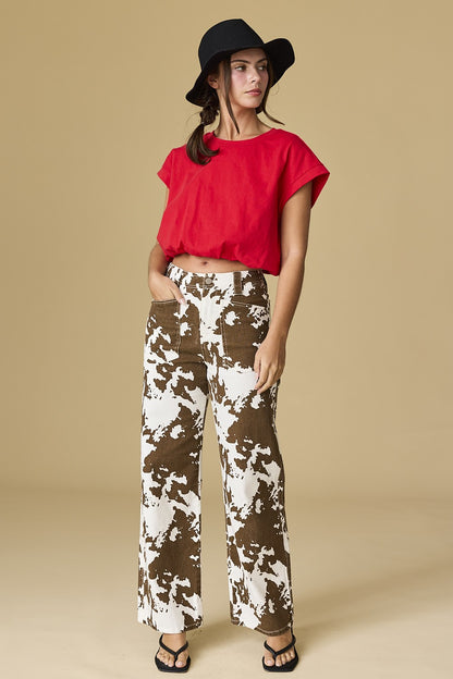 Dust Storm Cow Print Pants