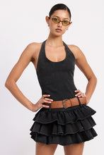 Load image into Gallery viewer, Midnight Rodeo Belted Dress