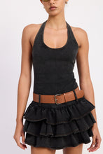 Load image into Gallery viewer, Midnight Rodeo Belted Dress