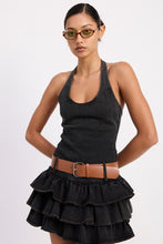 Load image into Gallery viewer, Midnight Rodeo Belted Dress