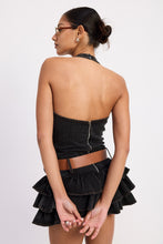 Load image into Gallery viewer, Midnight Rodeo Belted Dress