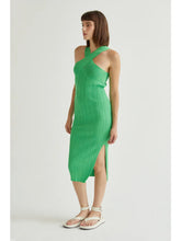 Load image into Gallery viewer, Marina Ribbed Halterneck Dress