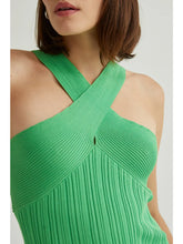 Load image into Gallery viewer, Marina Ribbed Halterneck Dress