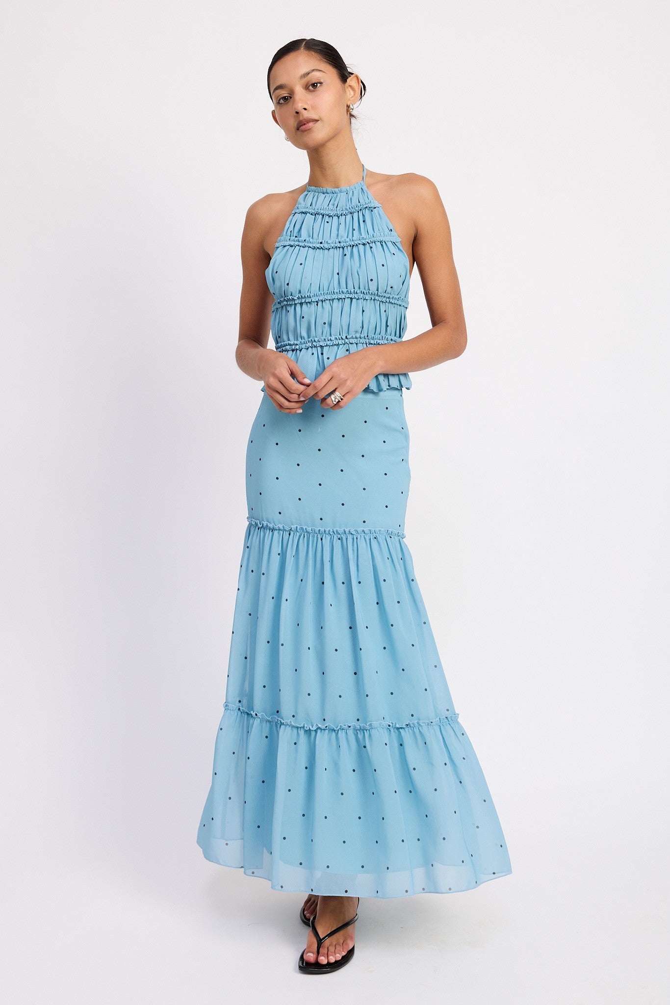 Michaela Polka Dot Skirt