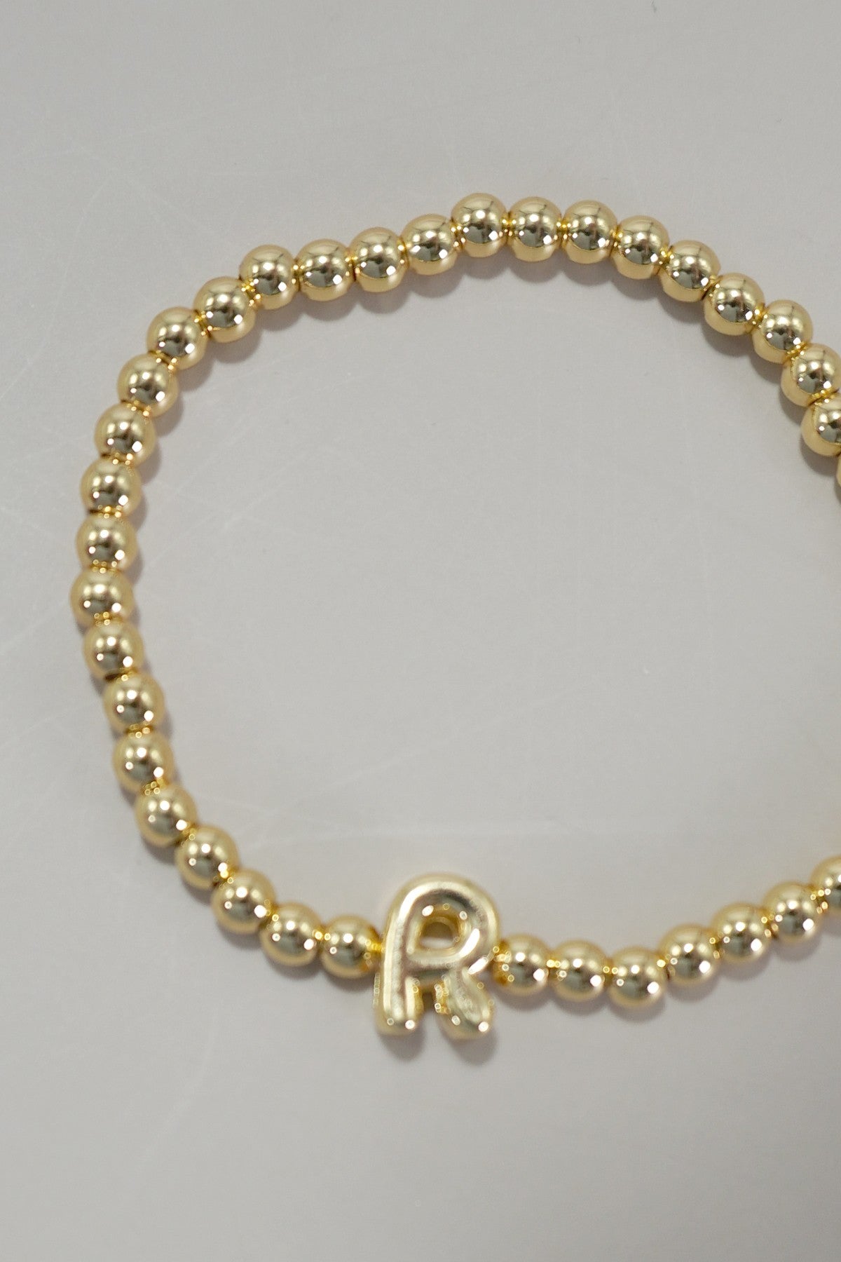 Melinda Initial Beaded Bracelet