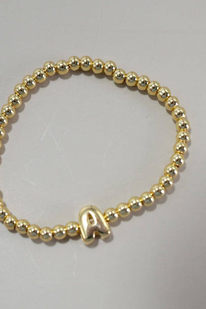 Melinda Initial Beaded Bracelet