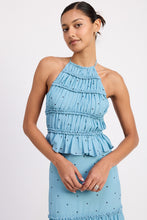 Load image into Gallery viewer, Michaela Polka Dot Ruffle Top