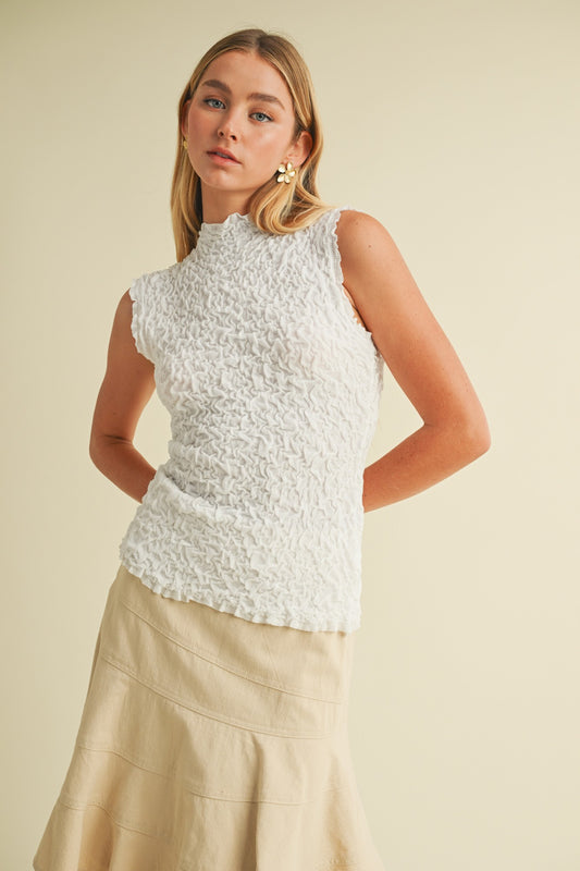 Mollie Crinkle Top