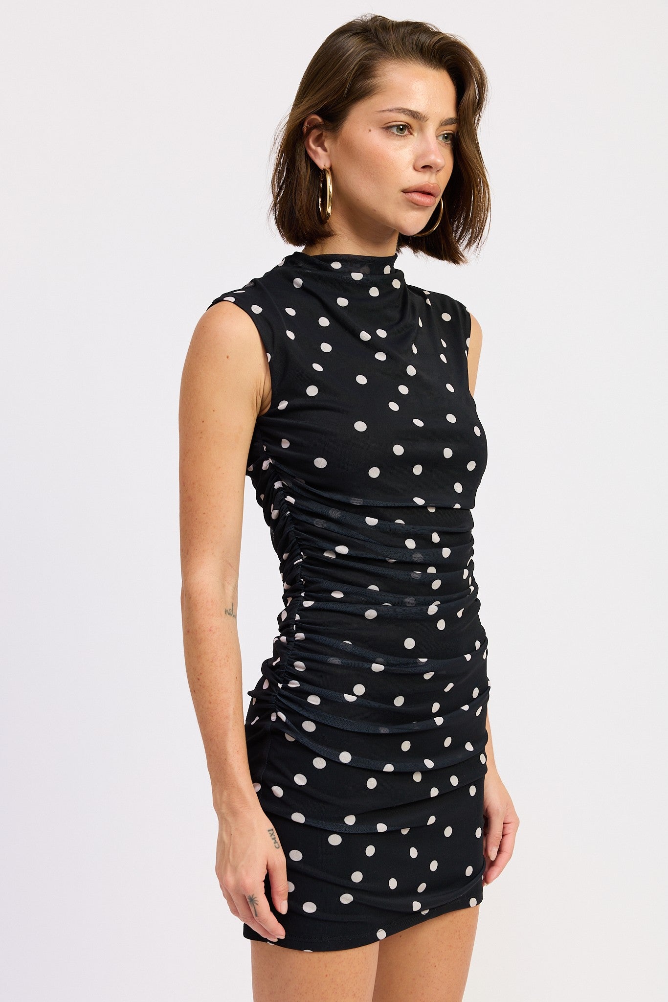 Celeste Polka Dot Dress