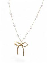 Load image into Gallery viewer, Miss Priss Bow Necklace