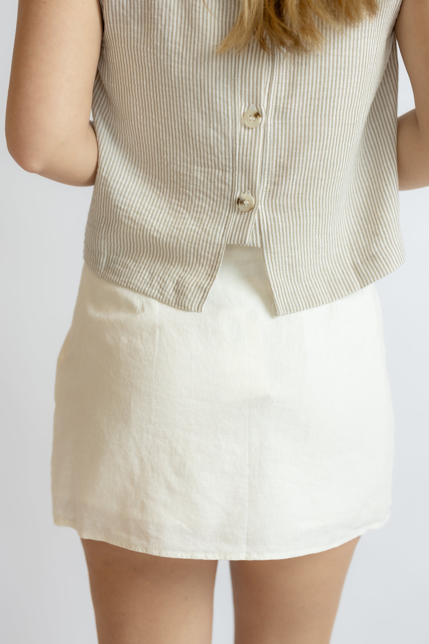 Lorna Linen Mini Skirt