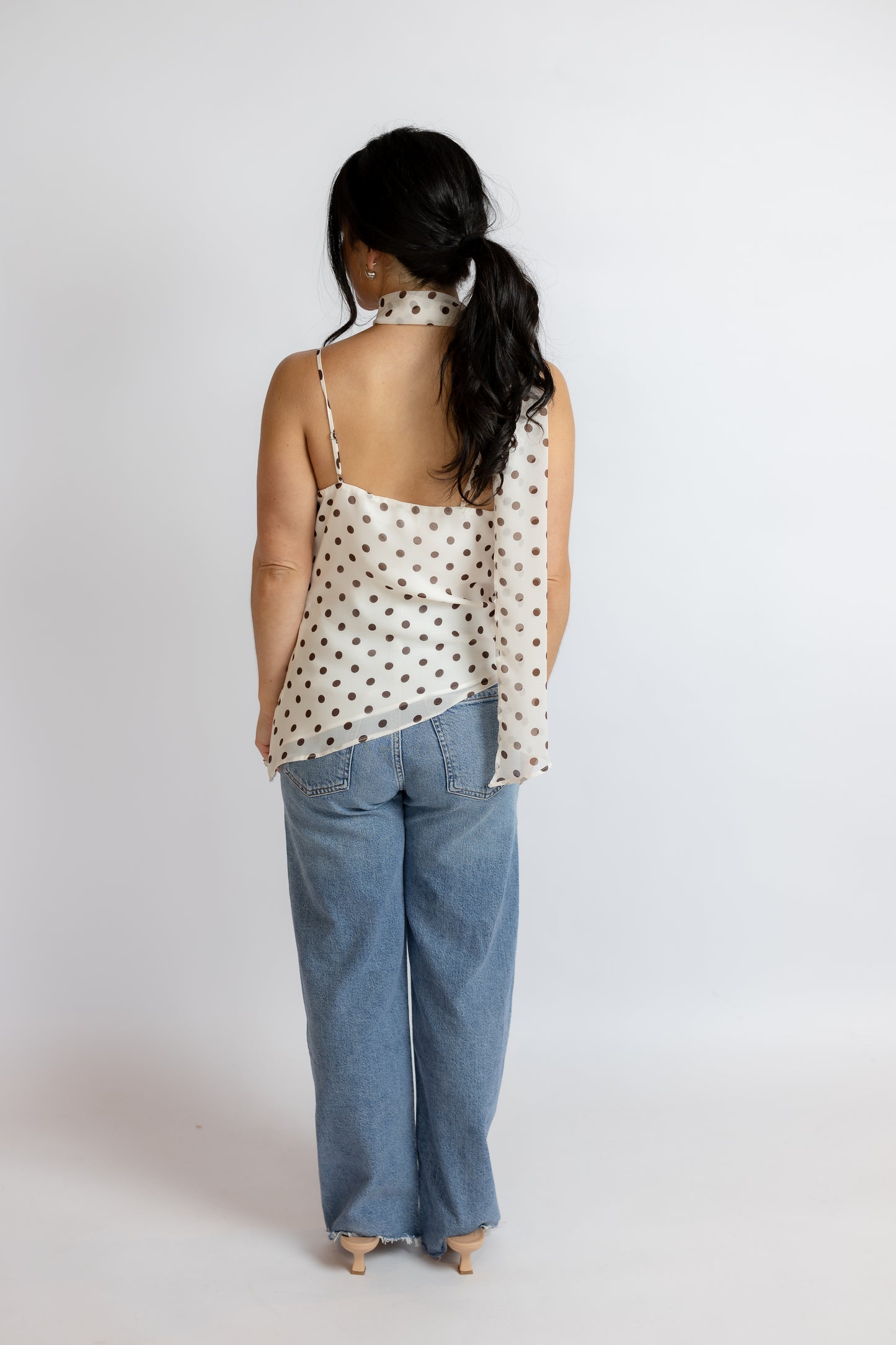 Adrie Polka Dot Top